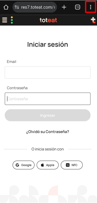 log in toteat en res 7